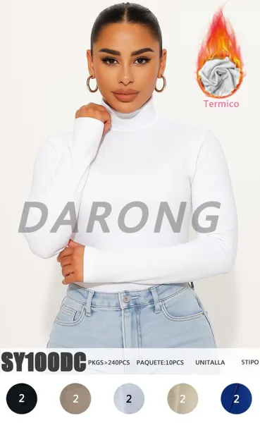 Blusa térmica cuello alto