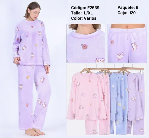 Pijama de peluche