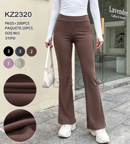 Pantalón corte acampanado