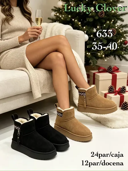 Botines forrados
