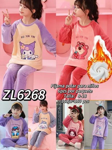 Pijama polar para niños