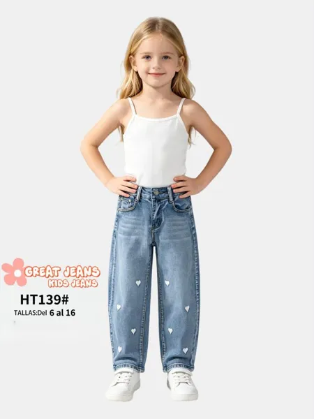 Jeans con corazones
