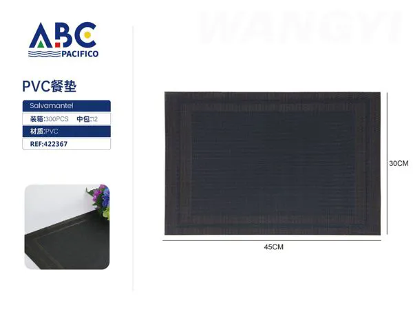 Mantel individual de PVC 30x45 cm