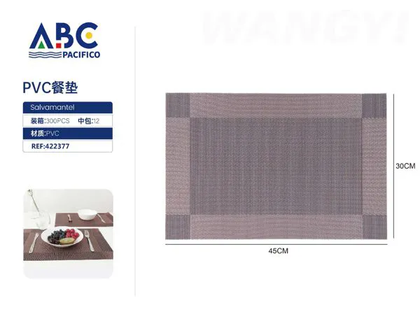 Mantel individual de PVC 30x45 cm