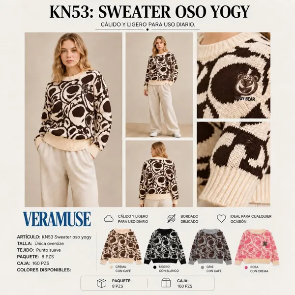 Suéter oso yogy