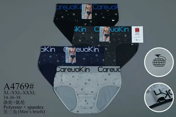 Calzoncillo tipo bikini para hombre