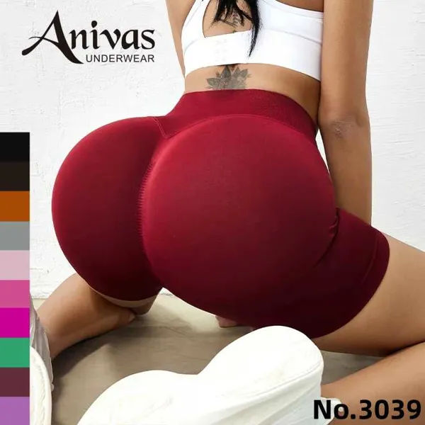 Short deportivo de cintura alta con realce tipo levanta cola