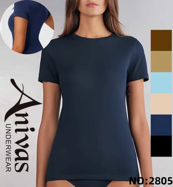 Playera deportiva de manga corta cuello redondo