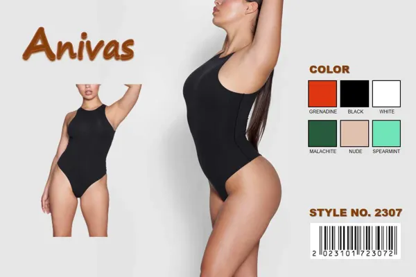 Body deportivo sin mangas de cuello alto