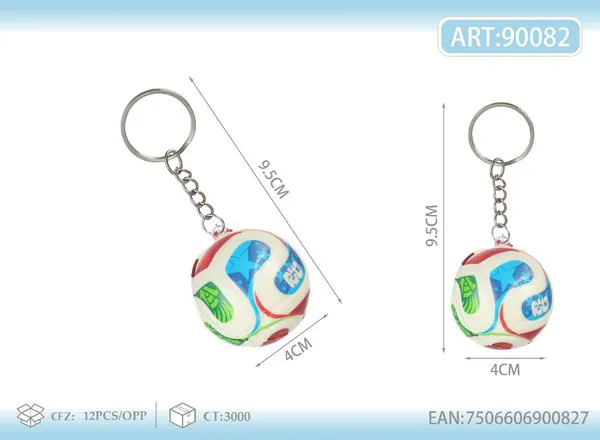 Llavero de balón de futbol del Mundial 4 cm