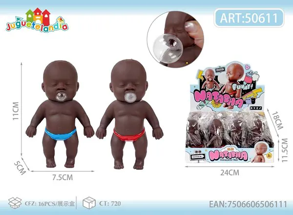 Muñeco bebé Natasha que echa burbujas 11 cm