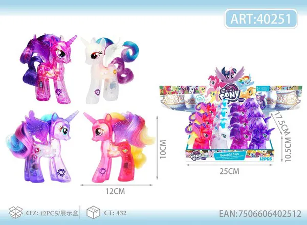 Figura luminosa de My Little Pony de 10 cm