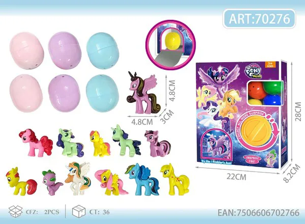 Huevo sorpresa de figuras de My Little Pony