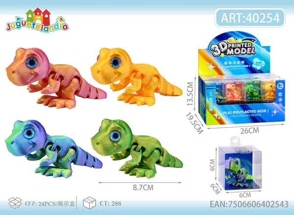 Figura 3D de dinosaurio T-Rex articulado 8.7 cm