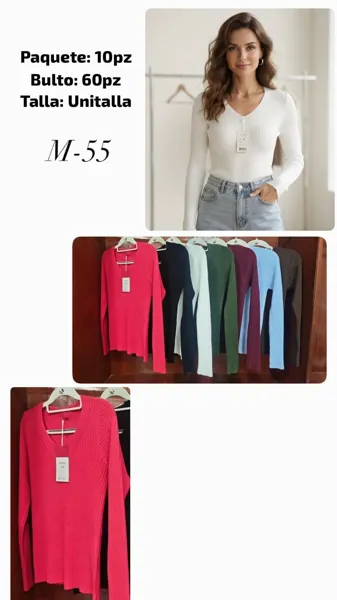 Blusa de canalé