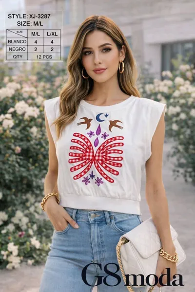 Blusa con bordado