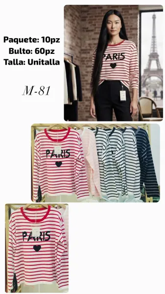 Blusa Paris rayas