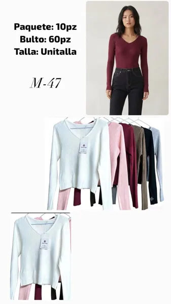 Blusa de manga larga