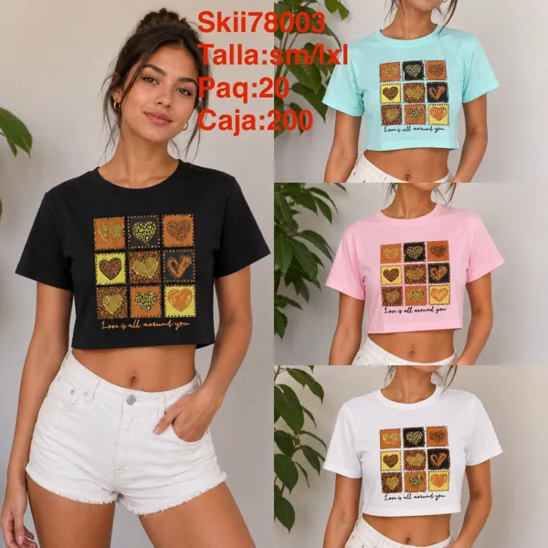 Crop Top Love is all around you