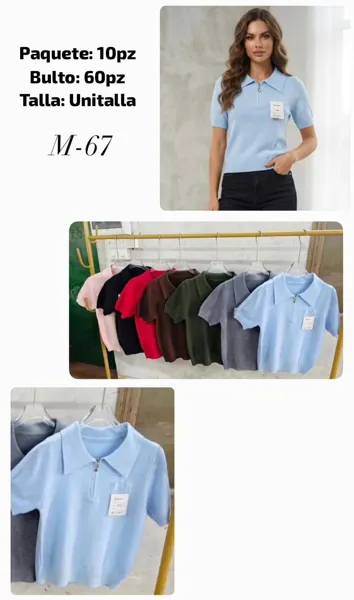 Blusa con cierre