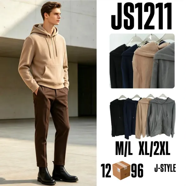Sudadera con cremallera y capucha