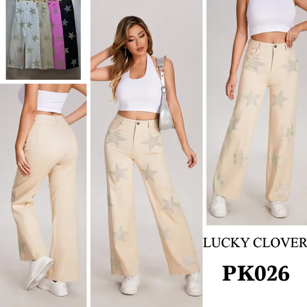 Pantalones con estampado de estrellas