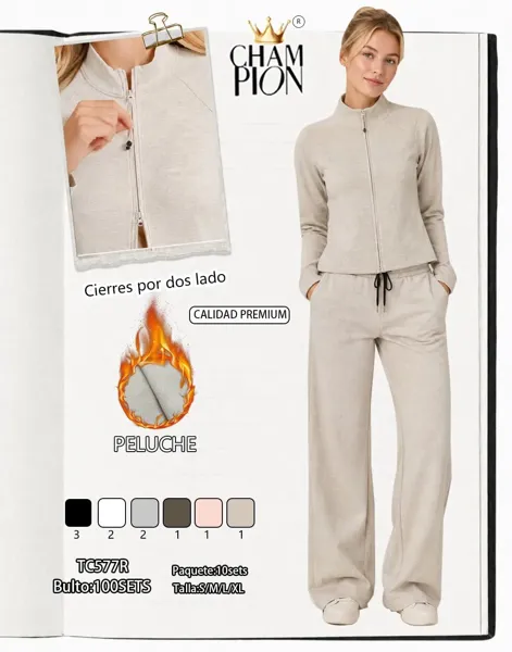 Conjunto de sudadera y pantalón
