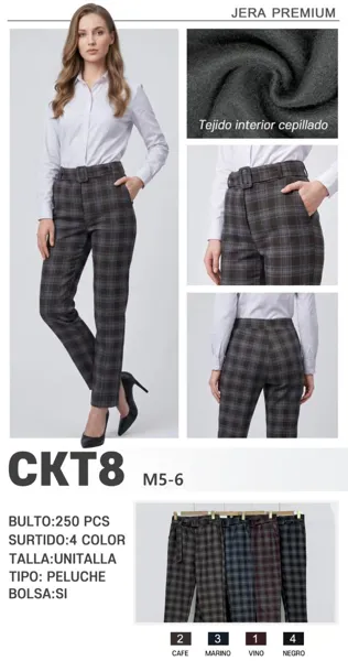Pantalón a cuadros