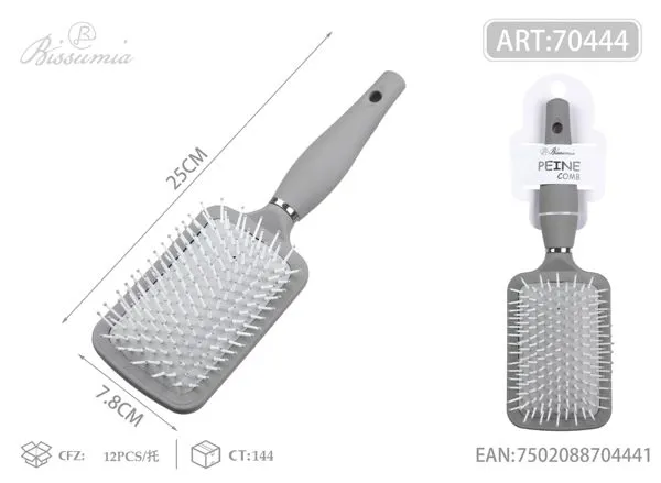 Cepillo de almohadilla de aire gris de cabeza cuadrada