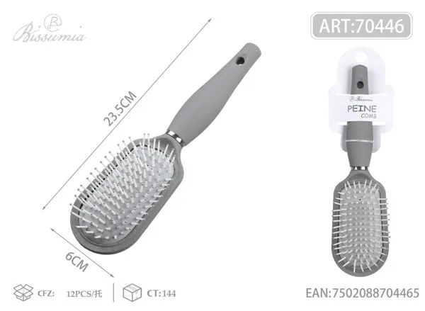 Cepillo de almohadilla de aire gris de cabeza irregular