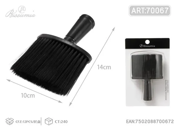 Cepillo para cabellos sueltos con cerdas negras