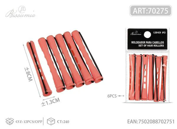 Bigudíes para permanente 1.3 cm (6 piezas)