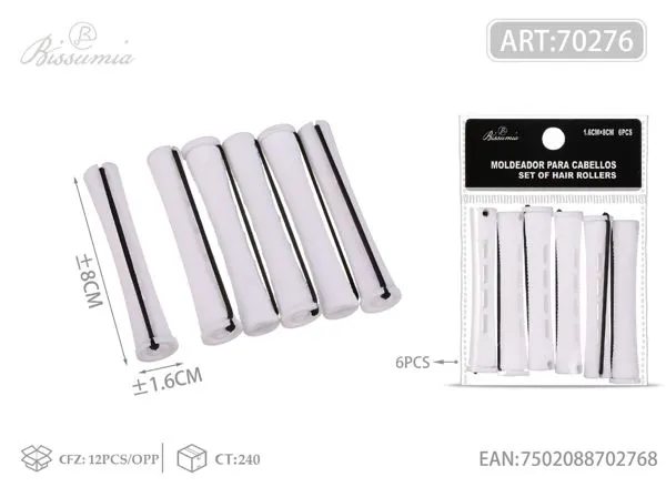 Bigudíes para permanente 1.6 cm (6 piezas)