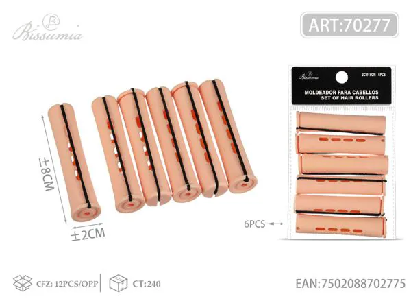 Bigudíes para permanente 2.0 cm (6 piezas)