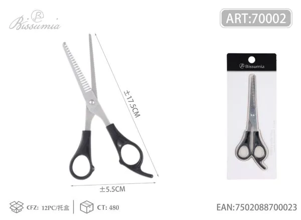 Tijera de entresacar para peluquería 17.5 cm