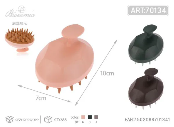 Cepillo para lavar el cabello de púas gruesas