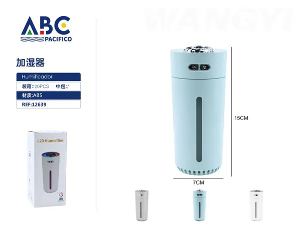 Humidificador de aire con luz LED
