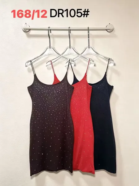 Vestido con pedrería