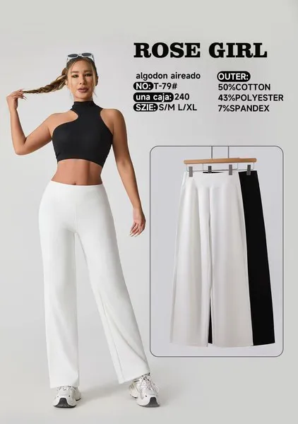 Pantalón de yoga de pierna ancha