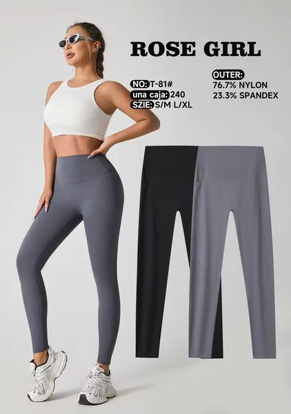 Leggings deportivos de cintura alta con felpa