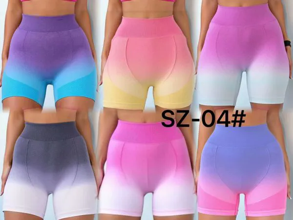 Leggings cortos con efecto degradado talla única