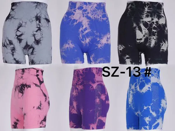 Leggings cortos estampado tie dye talla única