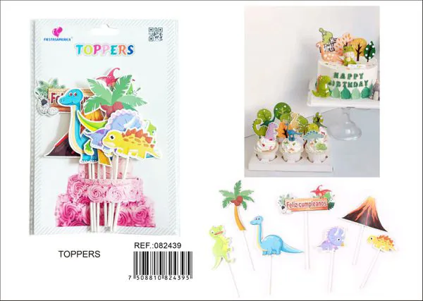 Globos metálicos de dinosaurios