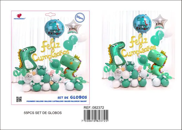 Globos de látex temática dinosaurios