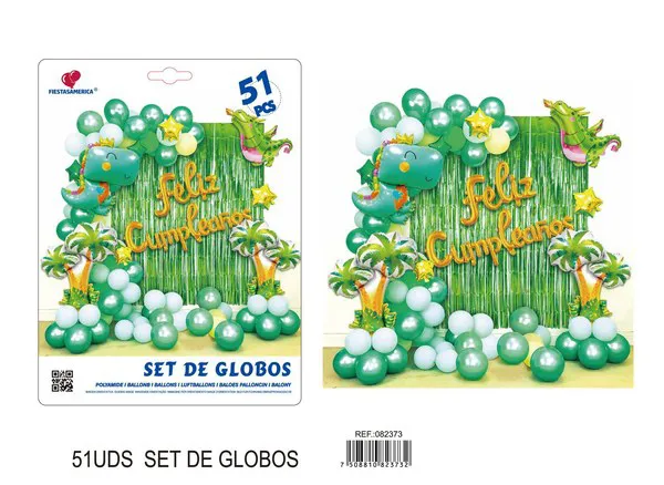 Globos de látex temática dinosaurios