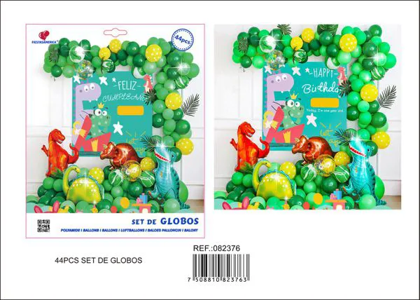 Globos de látex temática dinosaurios
