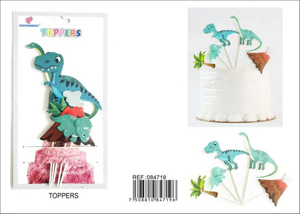 Globos metálicos de dinosaurios