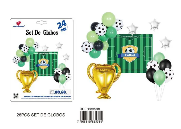 Kit de decoración temática fútbol