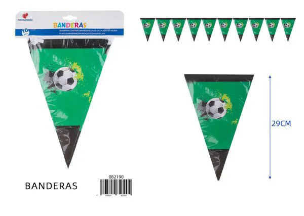 Banderín temática fútbol