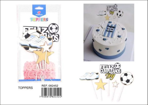 Globos metálicos temática fútbol
